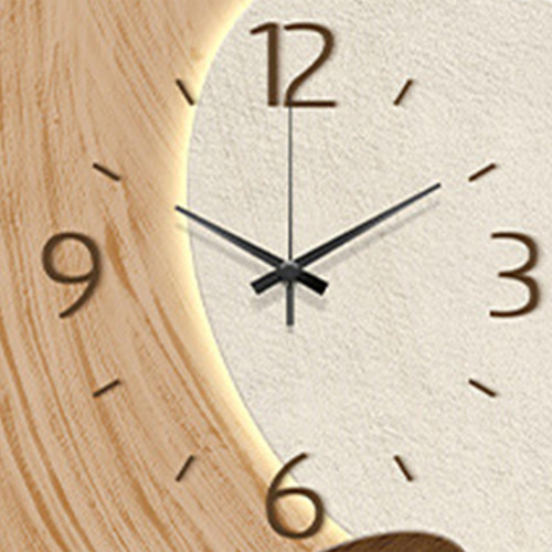 Dsv Reloj De Pared Silencioso, Reloj De Pared Para Marrón