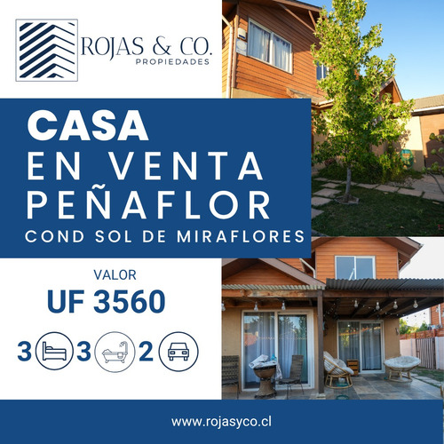Casa En Venta En Condominio Sol De Miraflores 3d 3b 2e 1bod