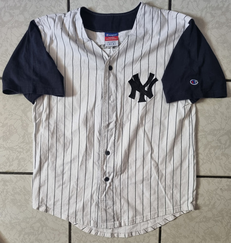 Jersey Yankees New York Mlb Champion Vintage Bordado M