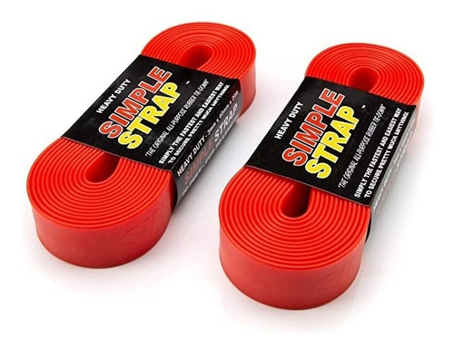 Imagen 2 de 4 de Correa Amarre Goma Caucho Simple Strap De 10pies