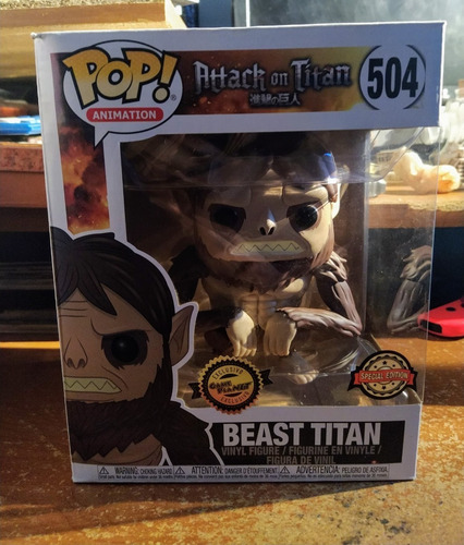 Funko Pop! Attack On Titan - Beast Titan Exclusivo #504