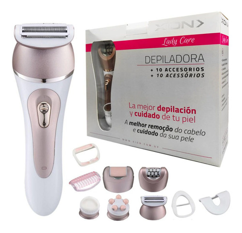 Depiladora Xion 5en1 Lavable 2 Velocidades 45 Min Uso Dimm