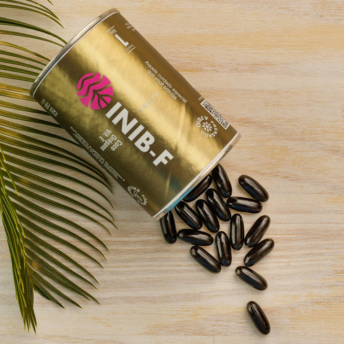 Kit 2 Inib F Suplemento Alimentar 60 Cápsulas Vital Âtman Sabor Sem Sabor
