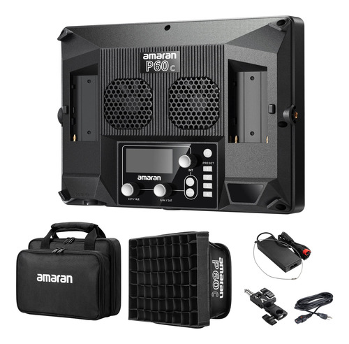 Luz De Vídeo Led Aputure Amaran P60c Rgbww 60w 5900lux
