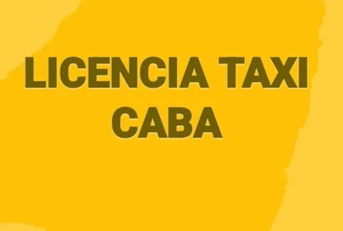 Licencia Taxi Caba