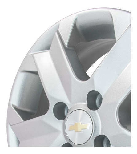 Jogo De Rodas Montana Sport Aro 15 Kr + Bicos Cor Prata