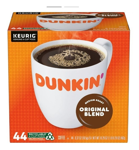 Keurig Café Dunkin Donuts Original Blend K-cup 44 Pods