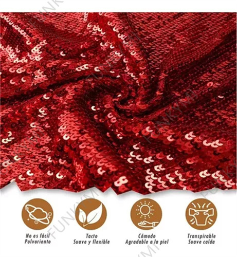 Tul Mesh Con Lentejuelas 1 Metro X 1.30 M Ancho