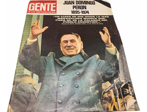 Revista Gente 457 Julio De 1974 Muerte Perón Nota Borges