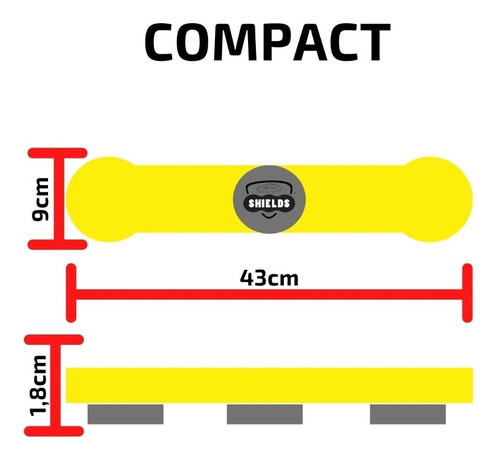 Imagem 4 de 4 de Protetor De Porta Magnético Para Carros Shields - Compact
