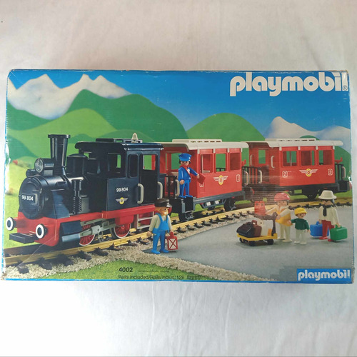 Playmobil 4002 Tren Eléctrico De Pasajeros A Vapor Rtrmx