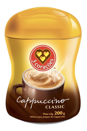 Cappuccino Classic 3 Corações - 200g