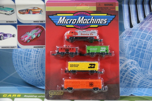 Micro Machines Mini Tren Retro Micromachines Galoob Original (Usado)