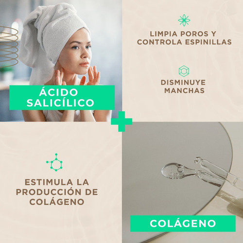 Serum Facial 50ml 2% Acido Salicilico Acido Hialuronico Aloe Tipo De Piel Todo Tipo De Piel