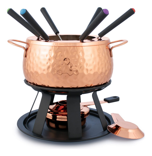 Swissmar F66915 Biel - Juego De Fondue Para Carne, 11 Piezas