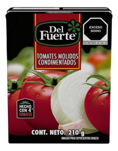 Tomates Molidos Condimentados Del Fuerte De 210g