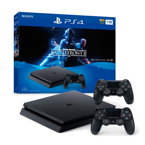 Ps4 Playstation 4 Slim 1tb + 2 Joysticks + Battlefront Envio