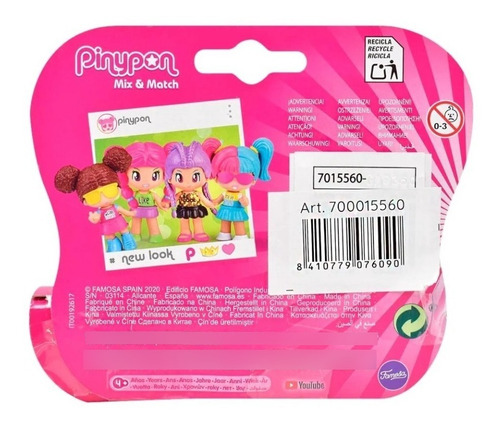 Imagen 3 de 3 de Pinypon Mix & Match