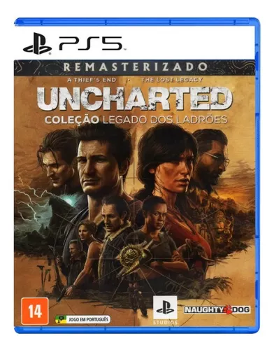 Uncharted Legacy Of Thieves - Jogo Ps5 Mídia Física