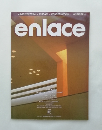Revista Enlace. N° 11 Noviembre 1992, 2a Bienal Arquitectura