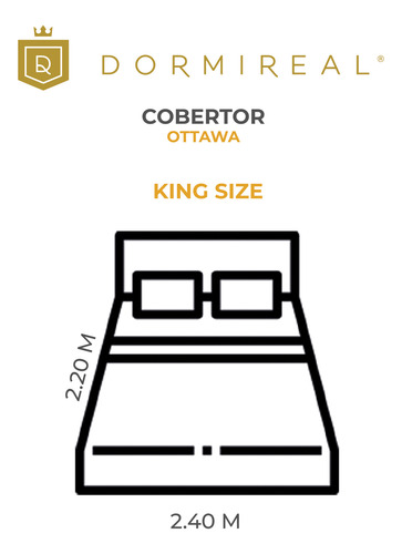 Cobertor Ligero Ottawa Rojo King Size Dormireal