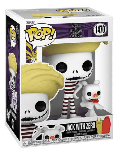 Funko Pop! Jack With Zero #1470 El Extraño Mundo De Jack