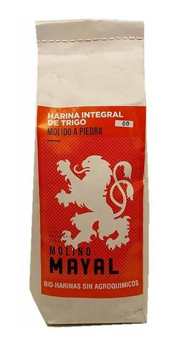 Harina Integral Orgánica Mayal 000 Pack X 3kg