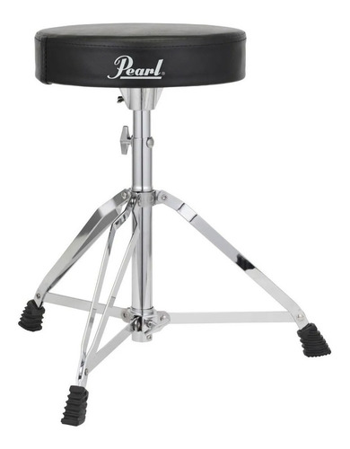 Imagen 2 de 9 de Banqueta De Batería Pearl D-50 Redonda Reforzada Pata Doble