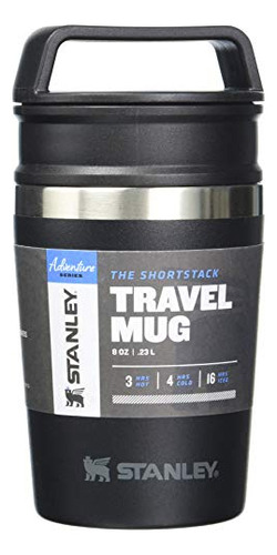 Vaso térmico Stanley Adventure Shortstack Travel color negro 236mL