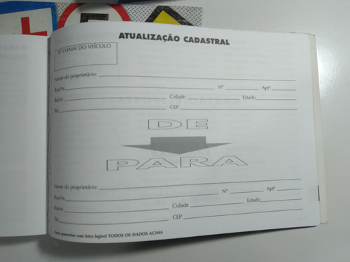 Manual Do Proprietário Palio Young 1.0 2002 Bz (Usado)