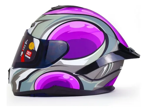 Casco de moto cerrado sale