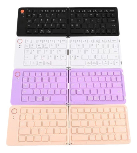 Rosa [suporte De Envio]] - Mini Teclado Dobrável Bluetooth B