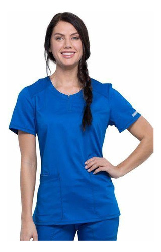 Uniforme Clínico Mujer Tens Azul Rey Ww602 Cherokee 