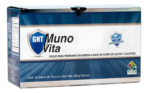 Inmunovita Polvo Suero Leche Calostro Ganoderma 30 Sobre 10g