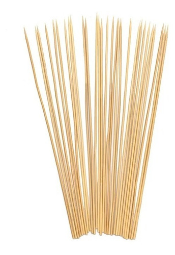 Palitos De Brochetas 20 Cm Bambú 45 Un