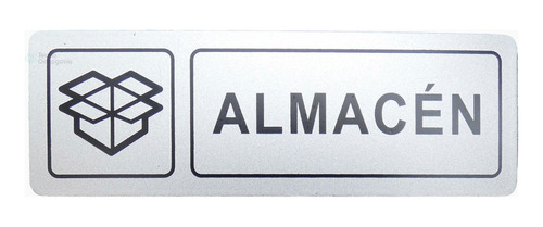 Señal Almacén - Aluminio - Letrero De Aviso