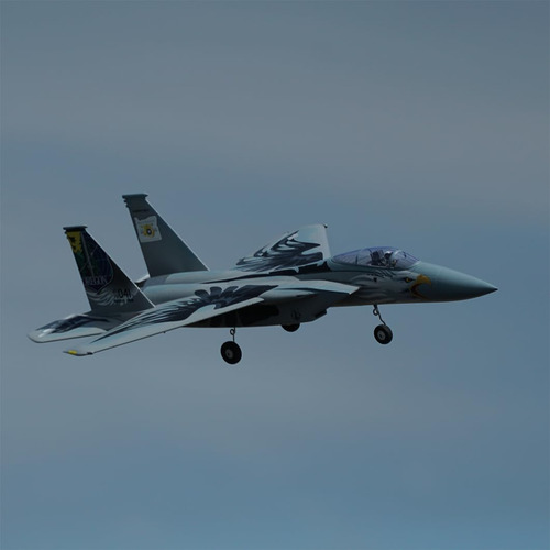 Avión De Combate Rc Xfly-model F-15 Twin -gris