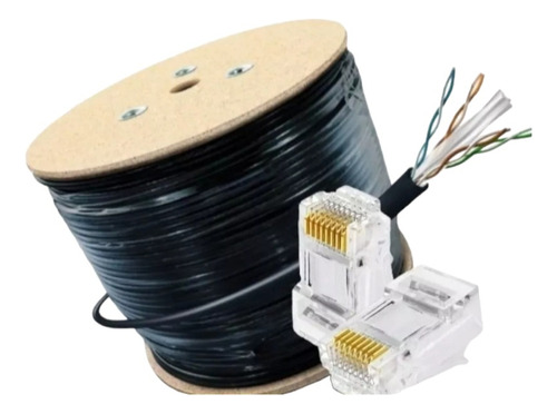 Cable Utp Internet Extensor Outdoor 10mts Cat5e Redes 