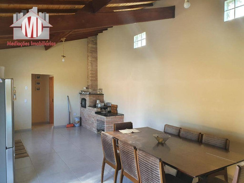 Imagem 6 de 23 de Linda Chácara Com Escritura, 03 Dormitórios, Piscina, Campo De Futebol, Pomar, À Venda, 1000 M² Por R$ 465.000 - Zona Rural - Pinhalzinho/sp - Ch0725