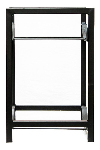 Imagen 3 de 6 de Rack 2 Garrafones Metal Negro
