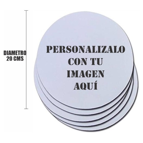 Mousepad Redondo Personalizable Anime Mr P-01