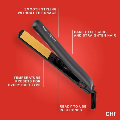 Chi Original Ceramic Hair Straightening Flat Iron | 1 Pl...