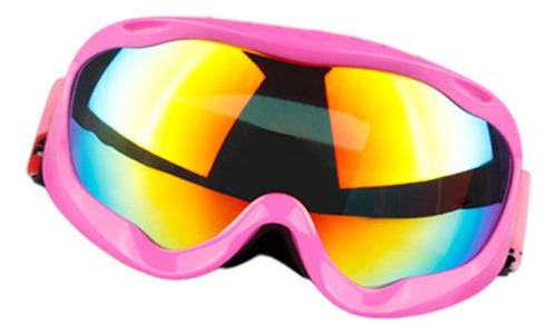 Gafas De Snowboard Antivaho Con Lente Roja De Rosa