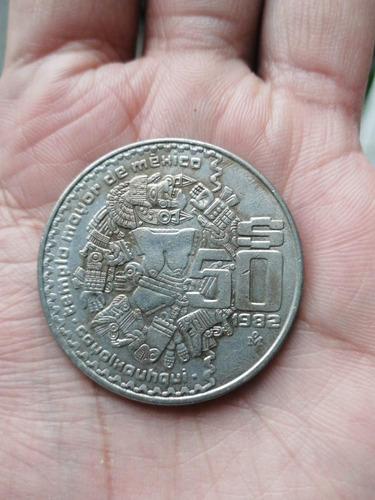 Moneda De Dioza Azteca De La Luna
