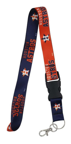 Lanyard Wc Mlb Astros Azul-rojo Color Rojo