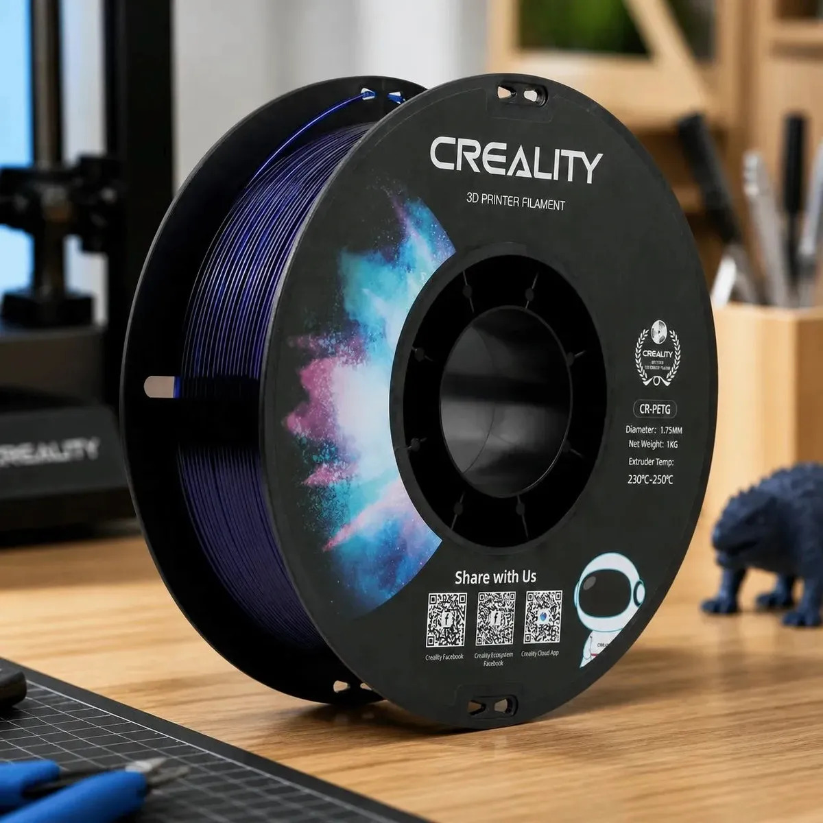 PETG Creality 1kg Transparente