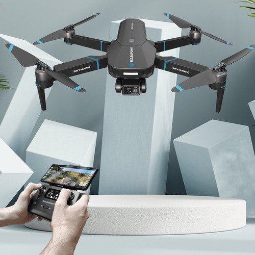 Imagen 3 de 3 de Drone Con Cámara Full Hd Blaupunkt Skyhawk Negro