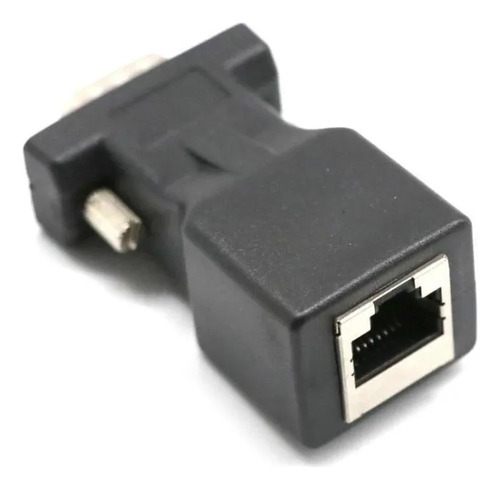 Para Puerto Serie Rs232, Db9 De 9 Pines, Macho A Cat5e/6 Eth
