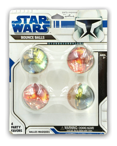 Hallmark Star Wars Bounce Balls Magiques 4 Party Favors