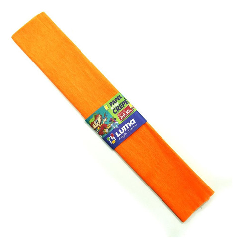 Papel Crepe Luma 50 X 200cm Color X 50 Unidades Color Naranja